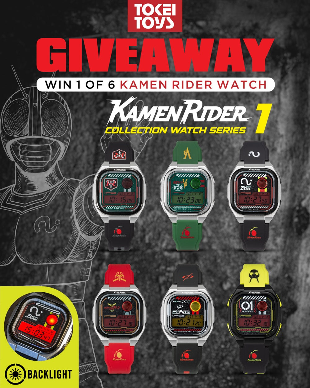 Kamen Rider Watch Giveaway – Win Your Hero