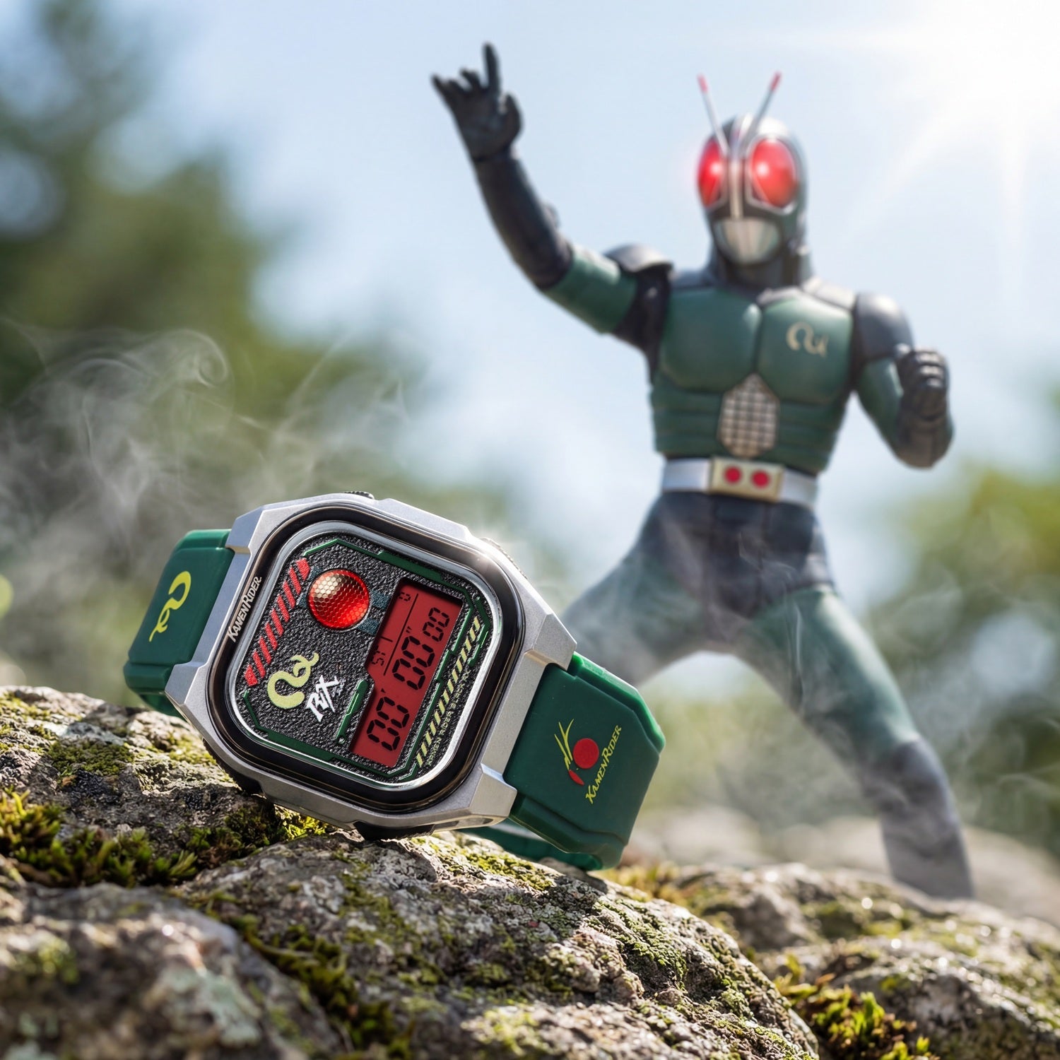 Infantry x kamen rider digital watch black rx INP-KR-SP1-SET-C