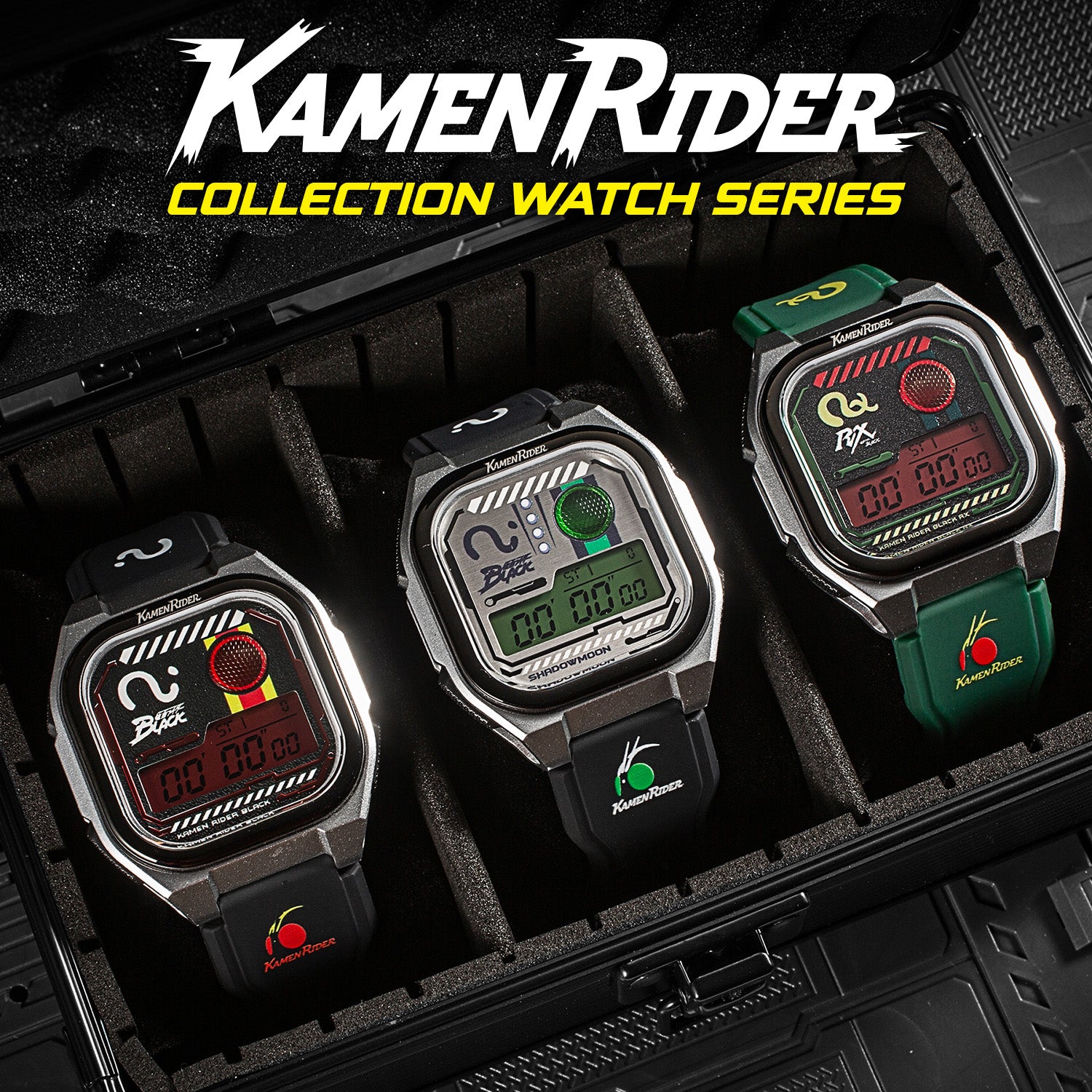 Kamen Rider Watch | Official Digital Collection Vol.1 -3 | TokeiToys