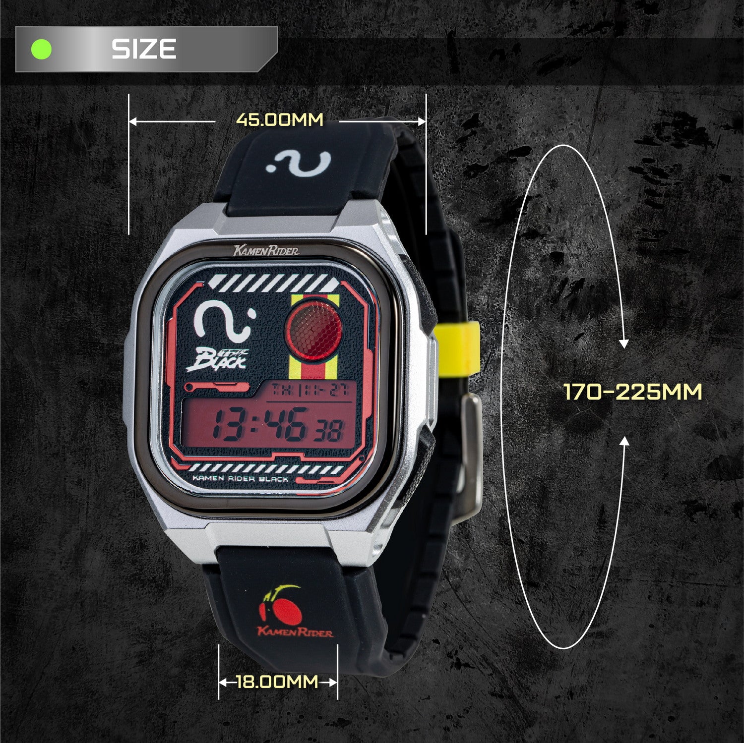 KAMEN RIDER watch size