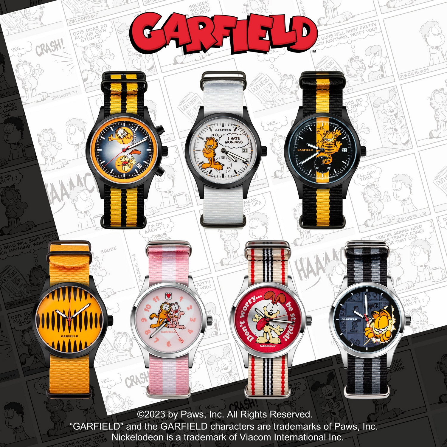 garfield watch blind box package INP-GF-SET