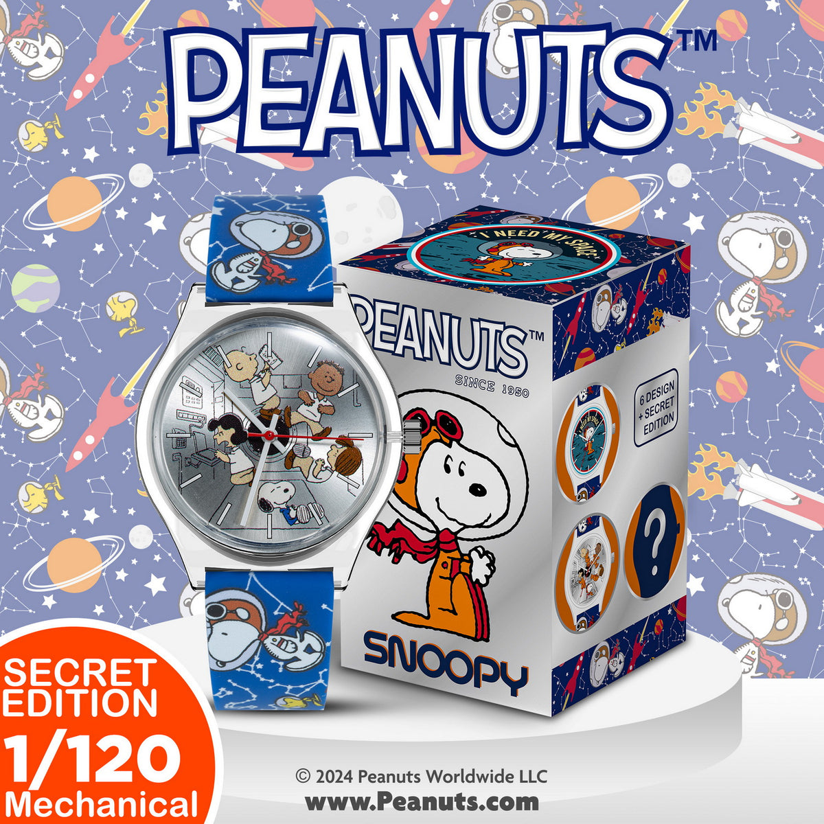 infantry peanuts snoopy blind box watch INP-SP-LTE-07