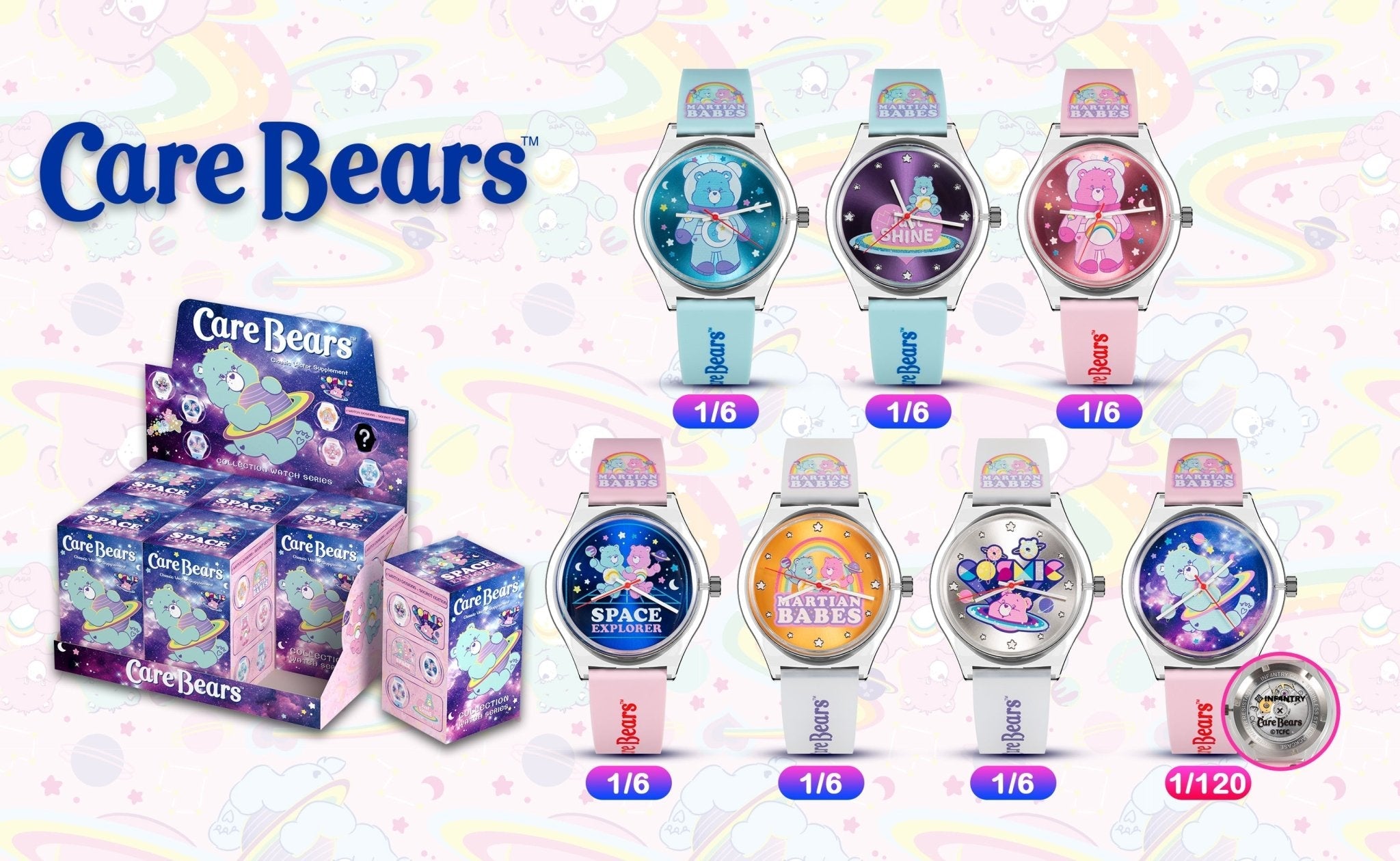 infantry x care bears blind box watch INP-CB-LTE-09