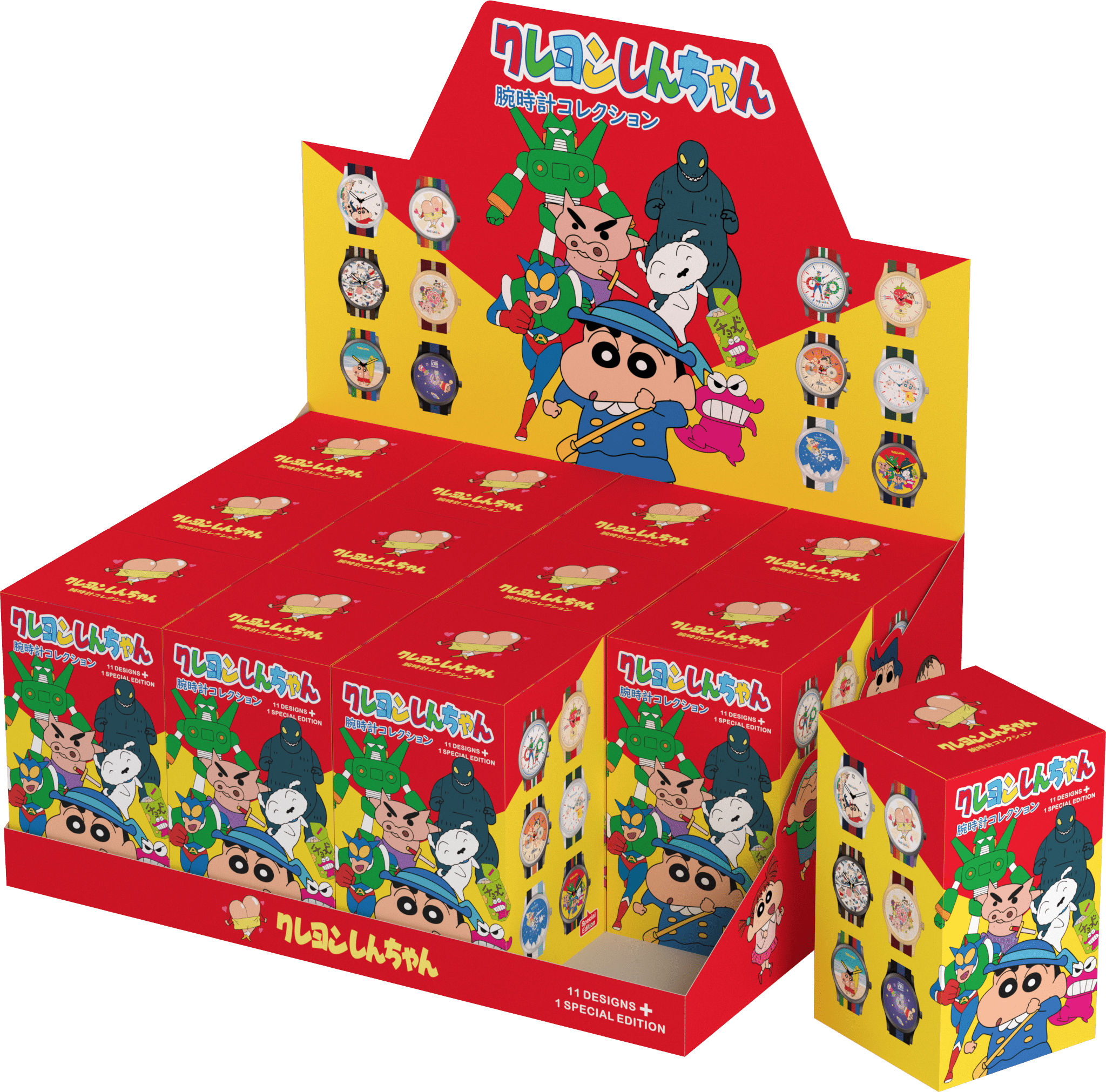 infantry x crayon shinchan watch INP-CS2-SET