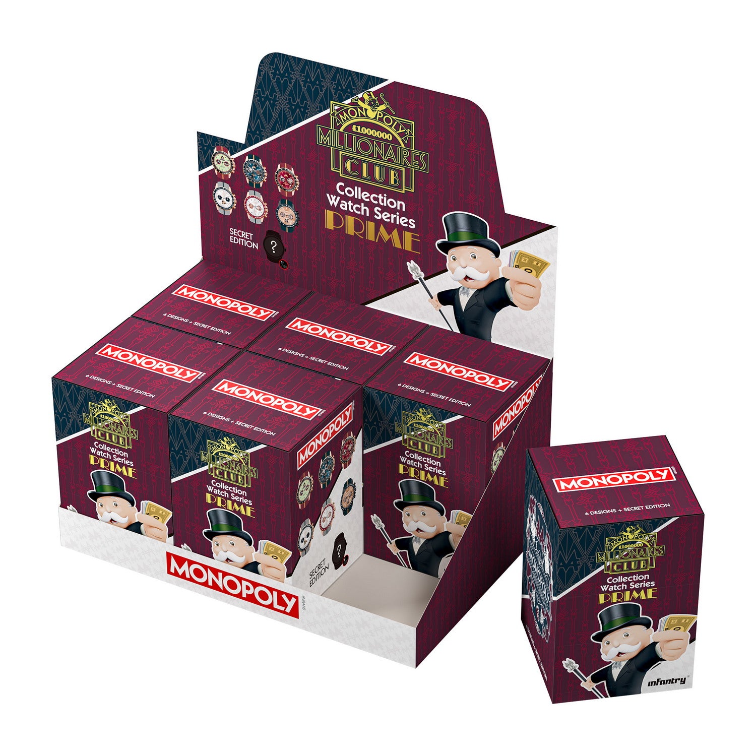 infantry x  monopoly watch set INP-MP2-SET