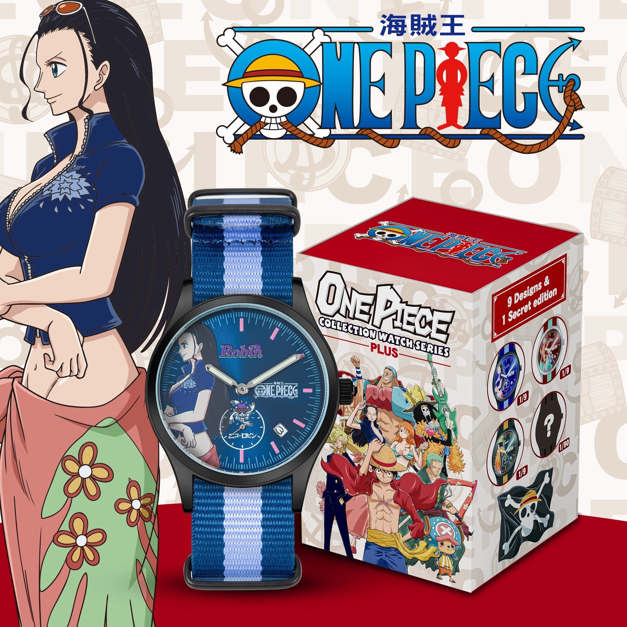 infantry x one piece watch Nico Robin INP-OP-PLUS-07
