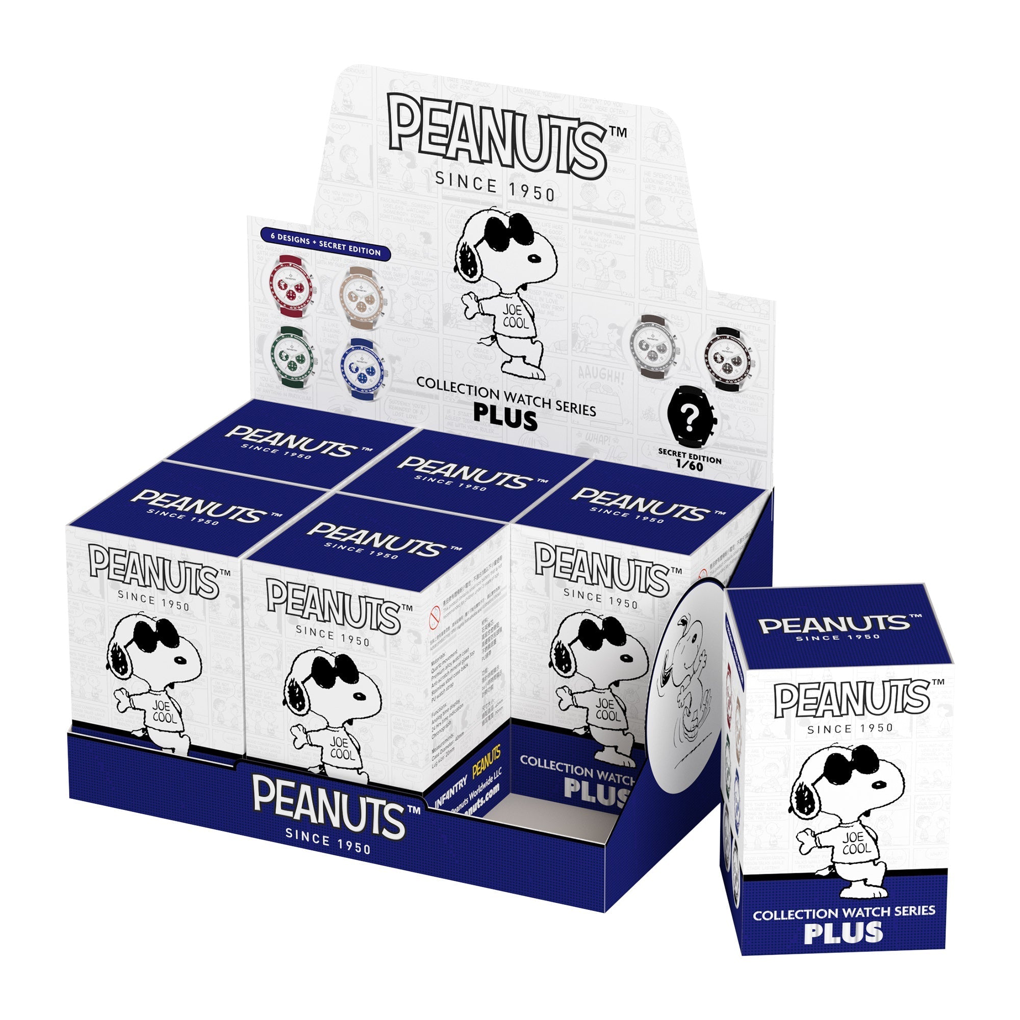 infantry x peanuts snoopy blind box watch plus IN-SP4-SET