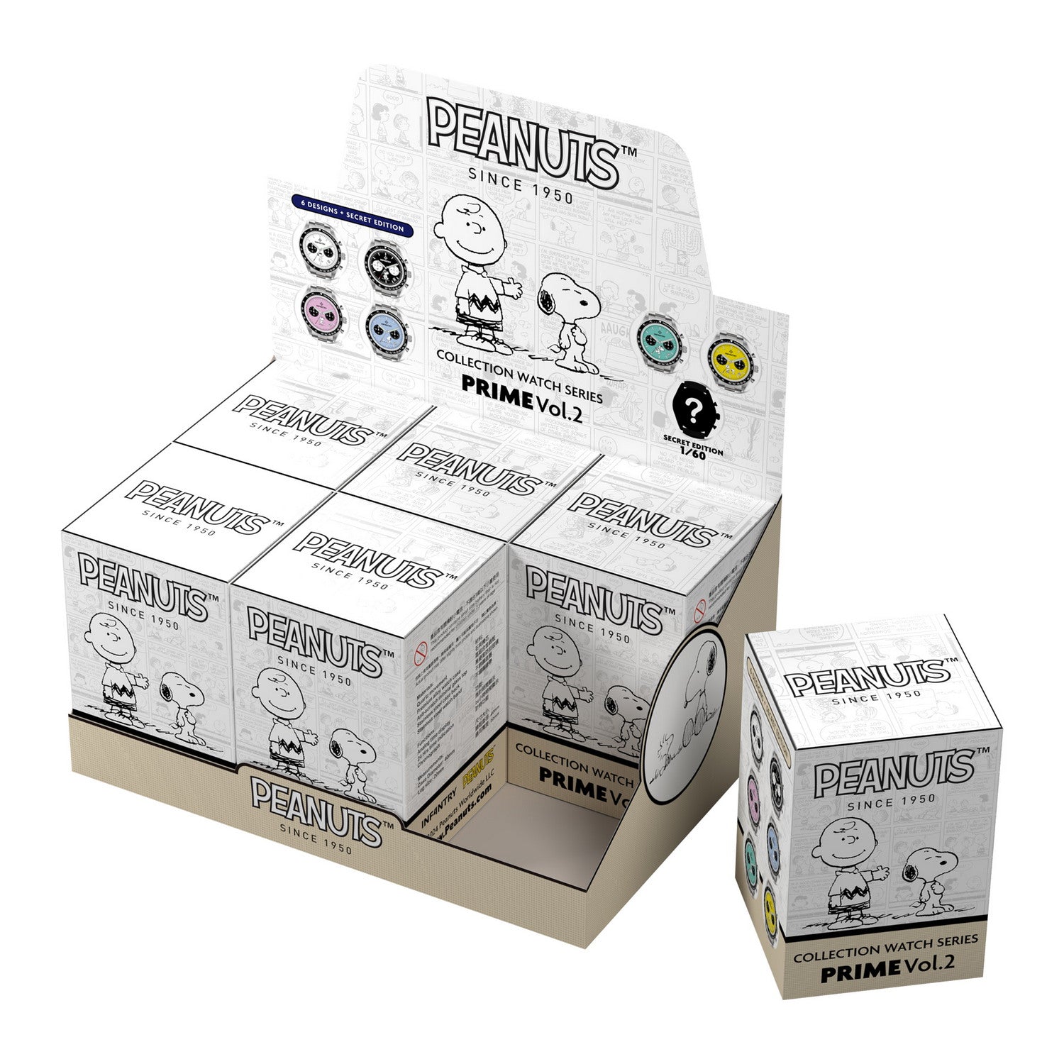 infantry x peanuts watch stainless steel strap INP-SP5-PRM-SET