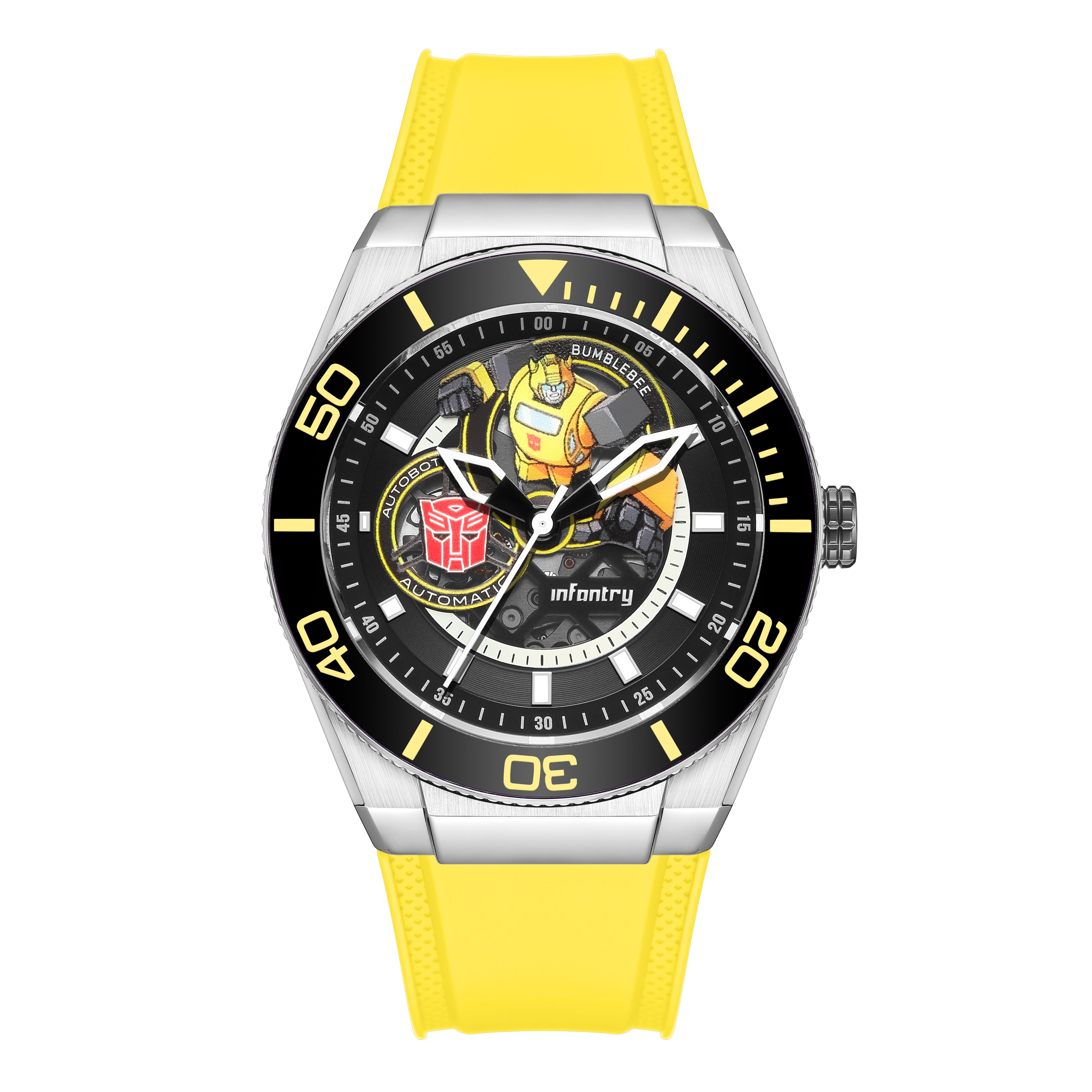infantry x transformers modular mechanical watch  MOD44-TF-BUMBLEBEE-01