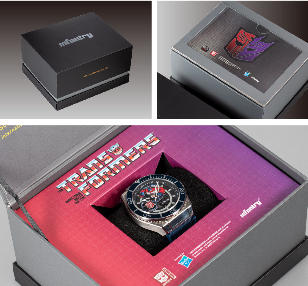 infantry x transformers modular mechanical watch package
