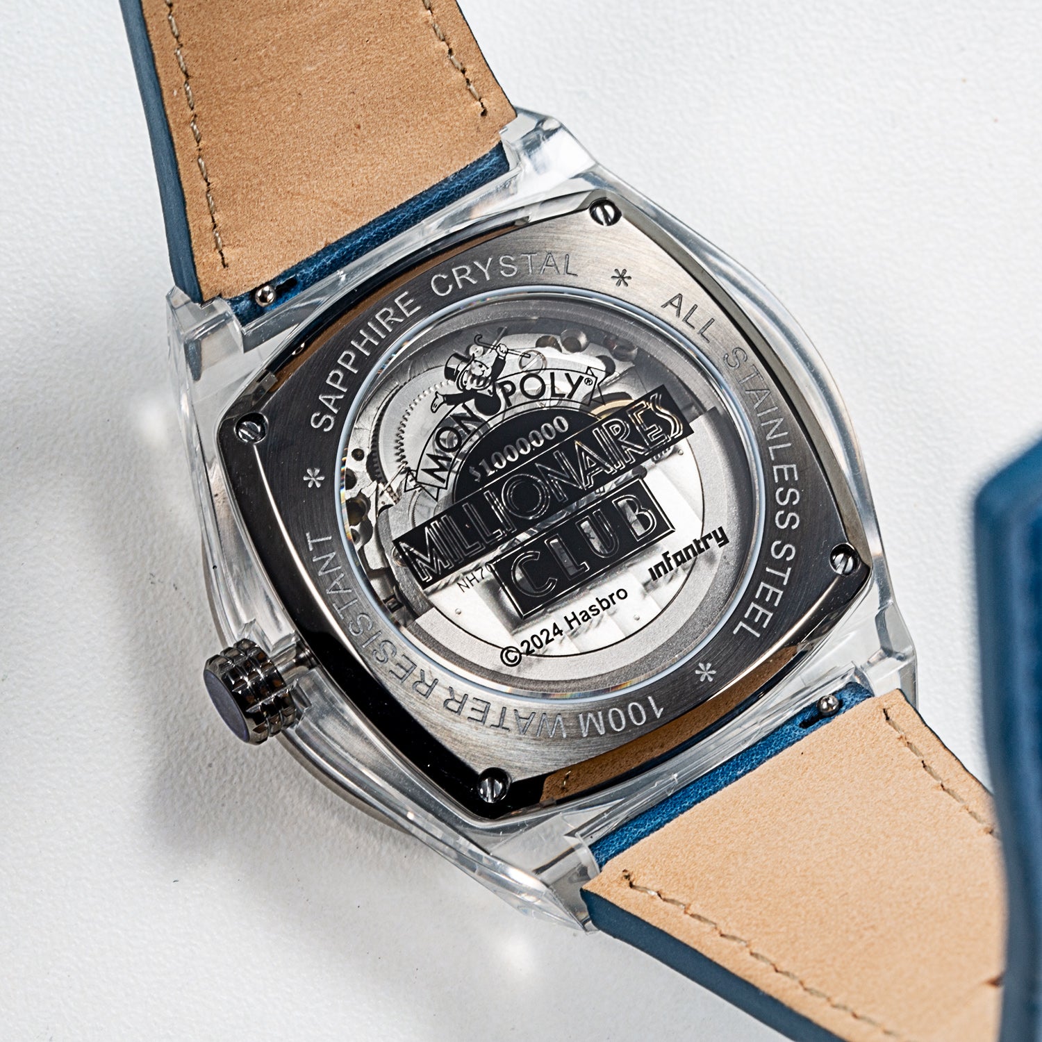 monoply modular automation mechanical watch case back MOD44-MP-01-05
