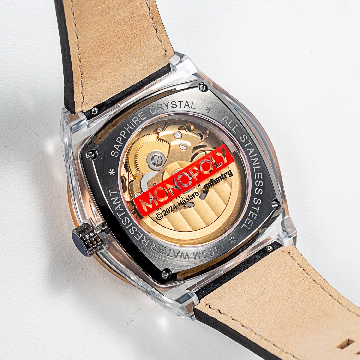 monoply modular automation mechanical watch case back MOD44-MP-02-05