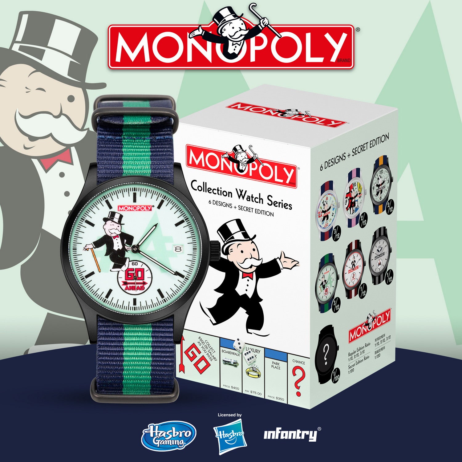 monopoly blind box watch INP-MP-01-01