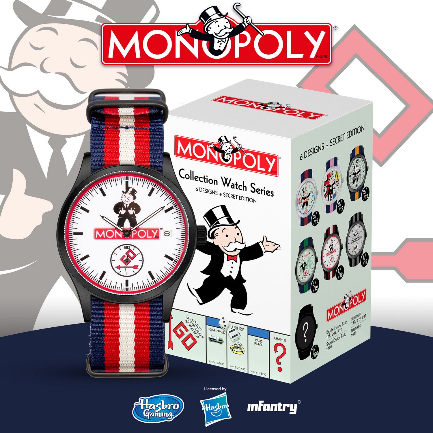 monopoly blind box watch INP-MP-01-02