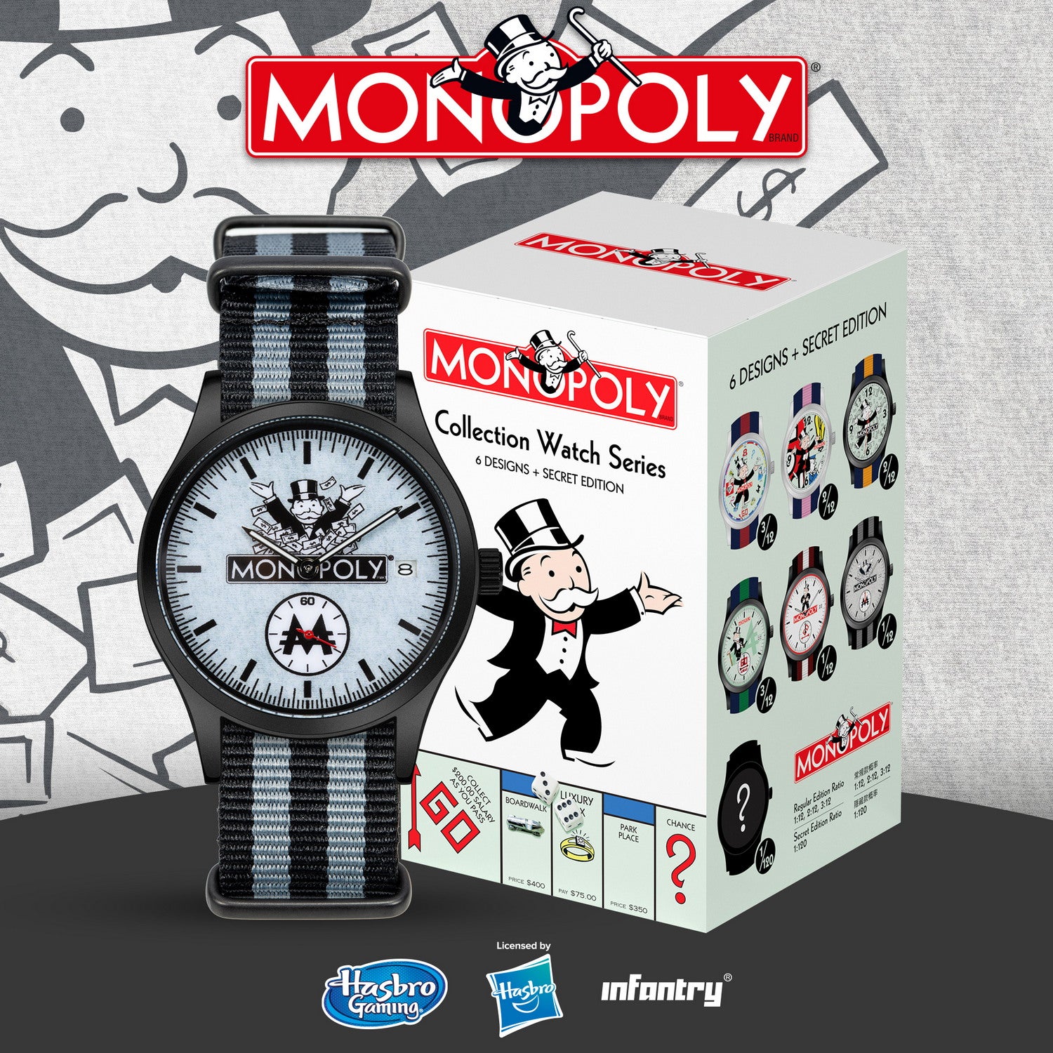 monopoly blind box watch INP-MP-01-04
