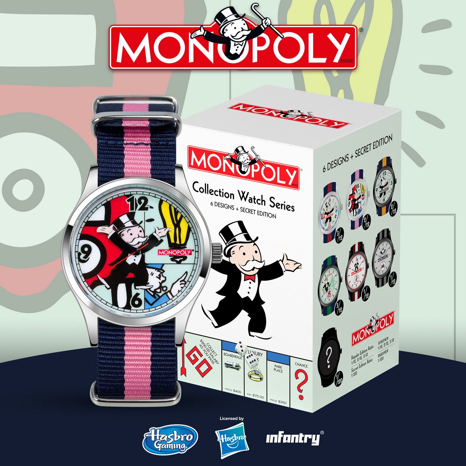 monopoly blind box watch INP-MP-01-05