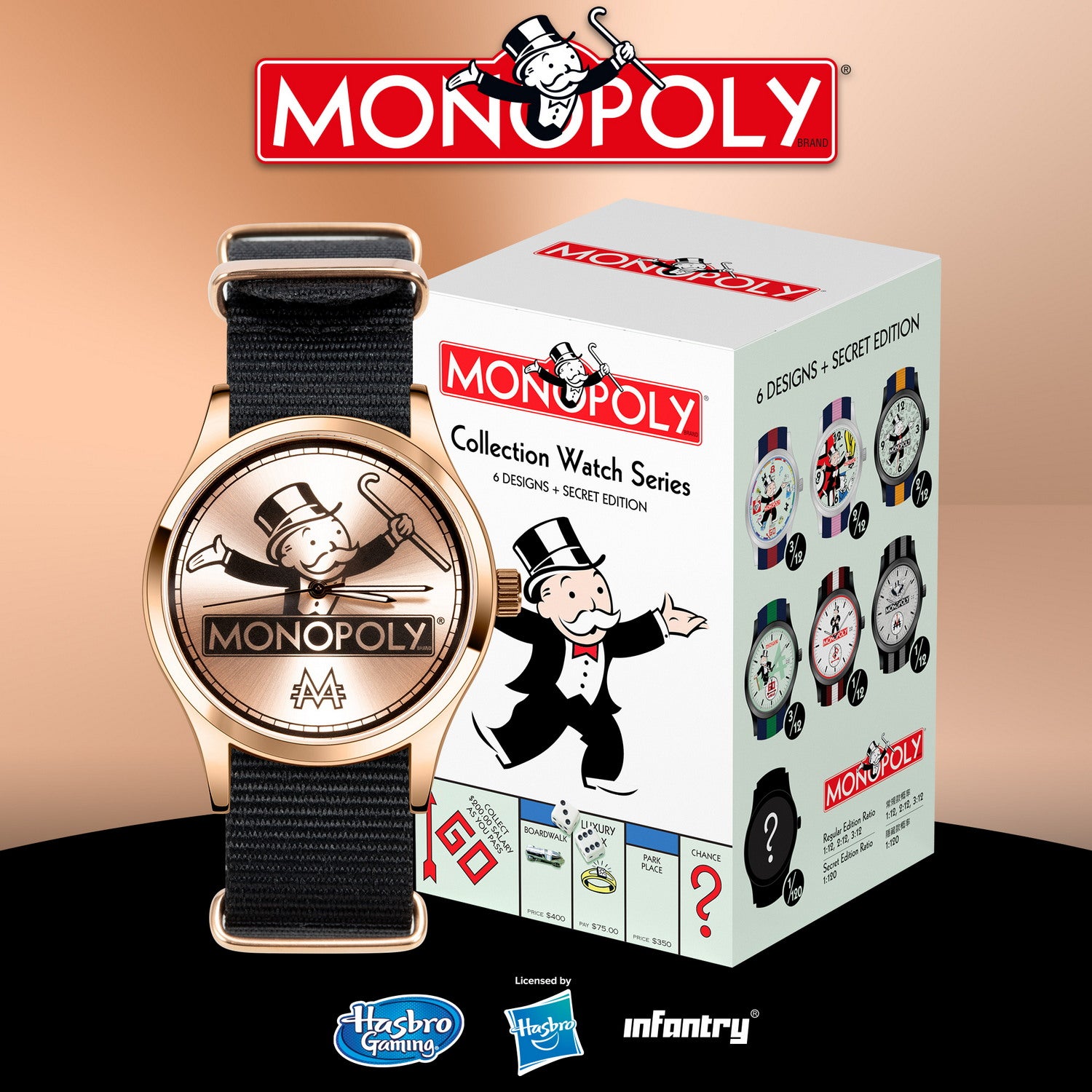 monopoly blind box watch INP-MP-01-07