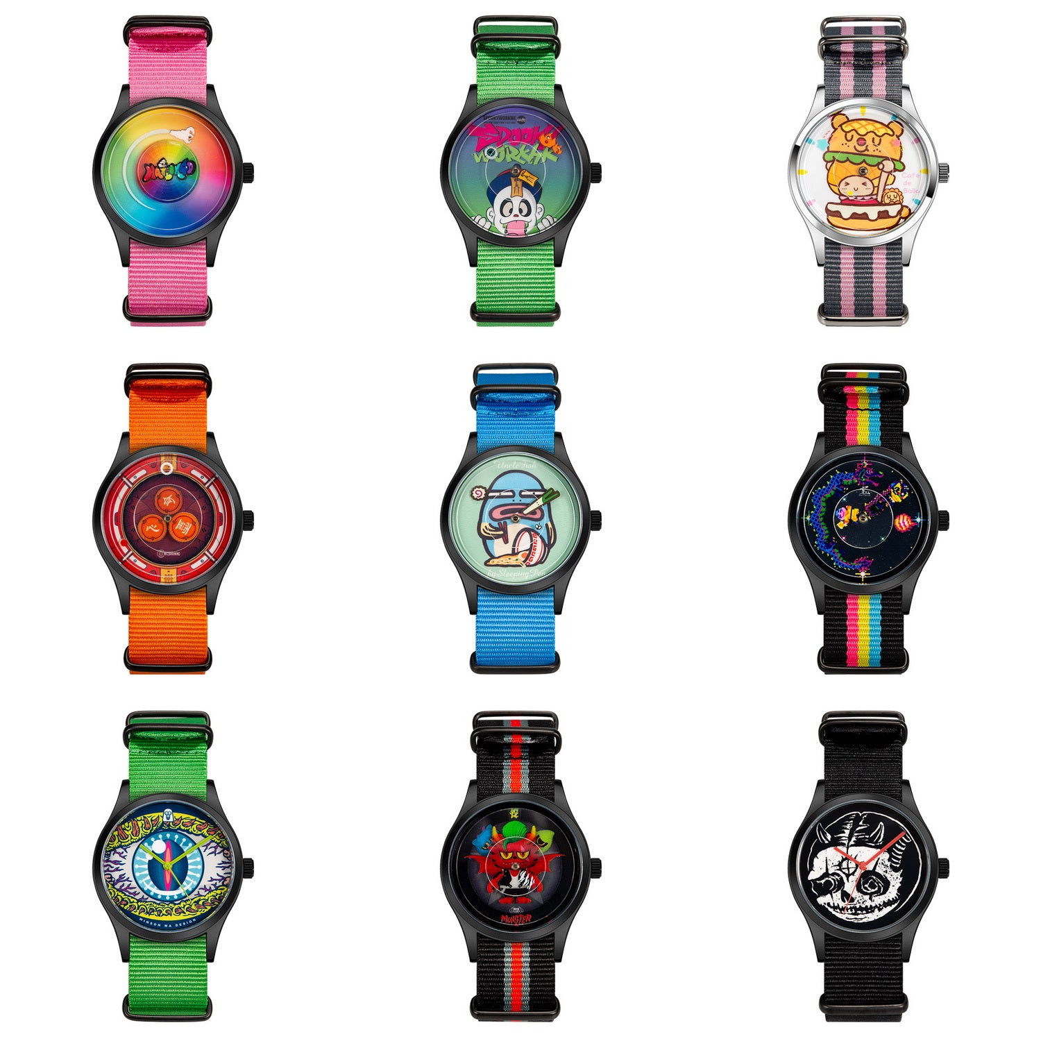 monster watch 9 designer INP-9D-SET