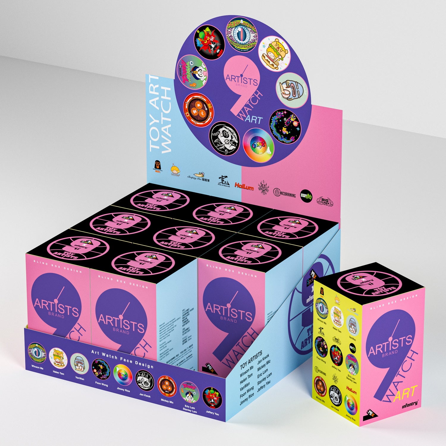 monster watch 9 designer package INP-9D