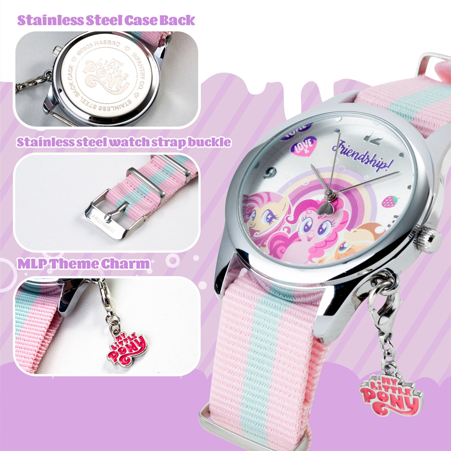 my little pony watch material INP-MLPHK-PLS