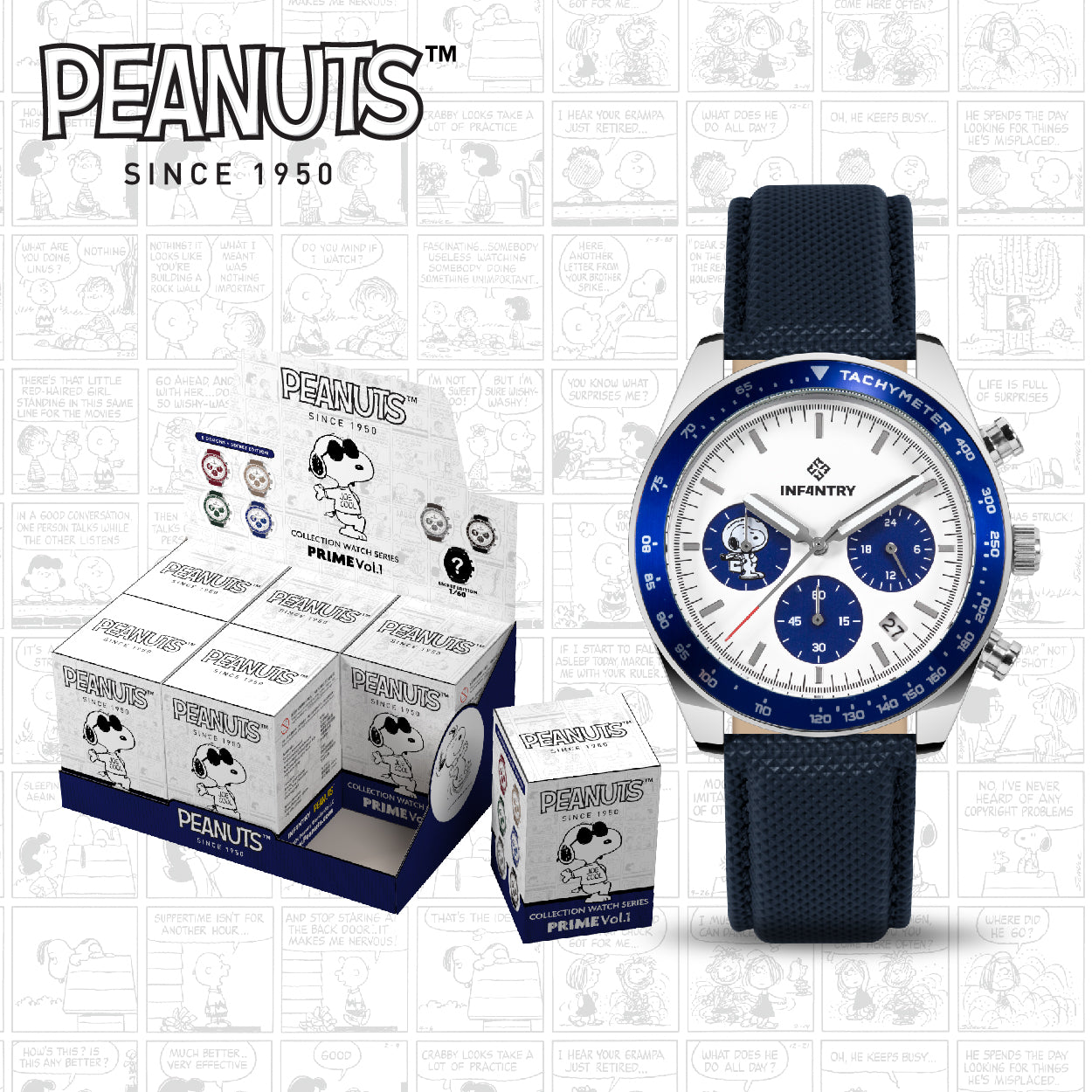 peanuts snoopy watch set banner