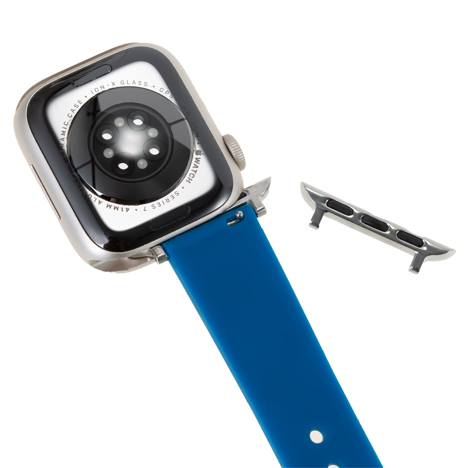 snoopy silicone watch strap blue for apple watch 42 INP-SP-LTE-STP-01-05