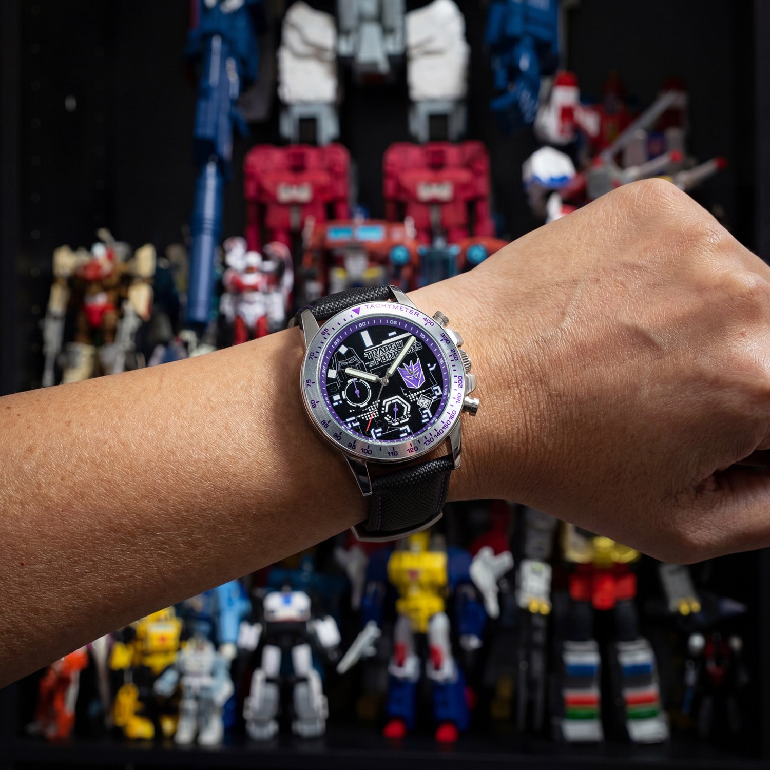 transformers megatron watch on wrist INP-TF-05