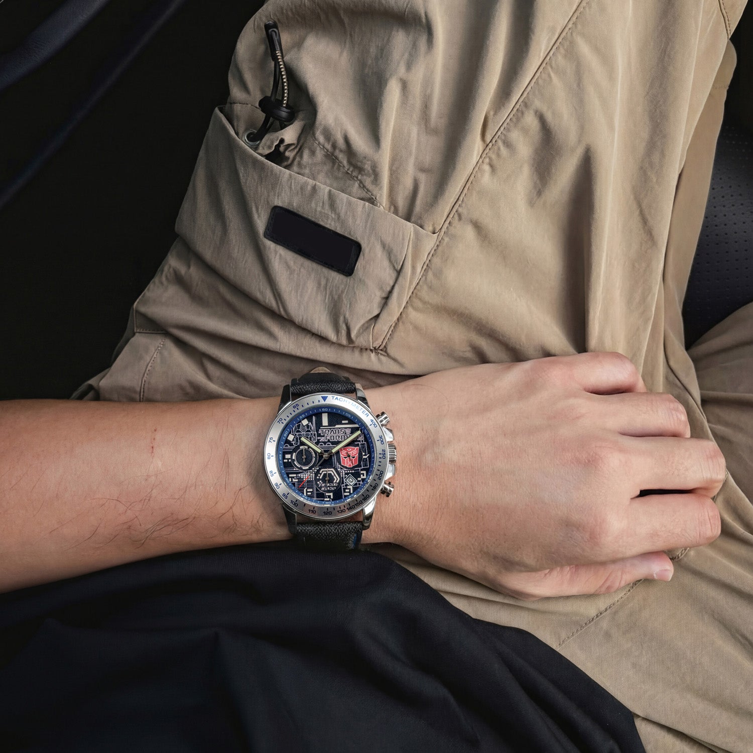 transformers optimus watch on hand INP-TF-03 V4