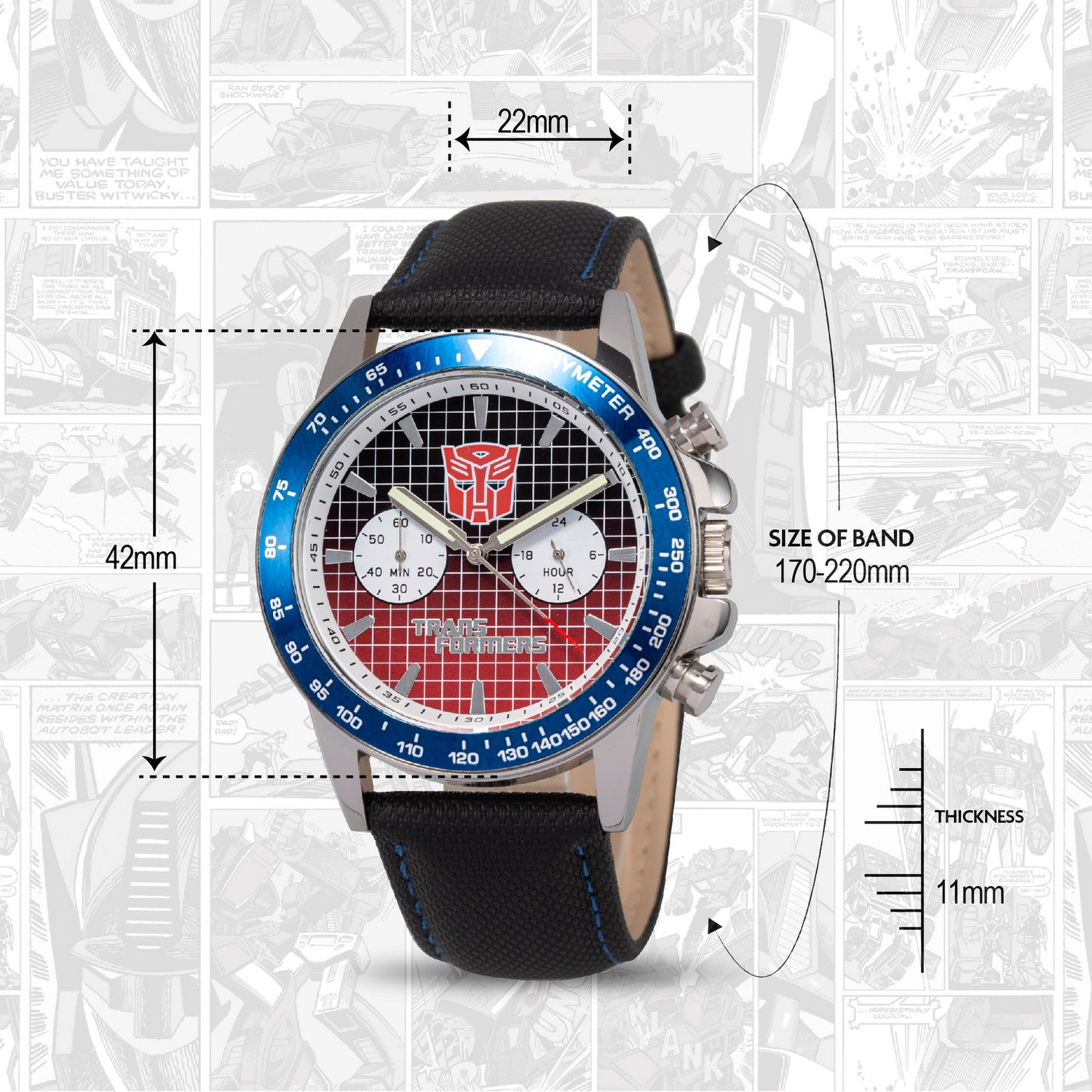 transformers watch size INP-TF-01