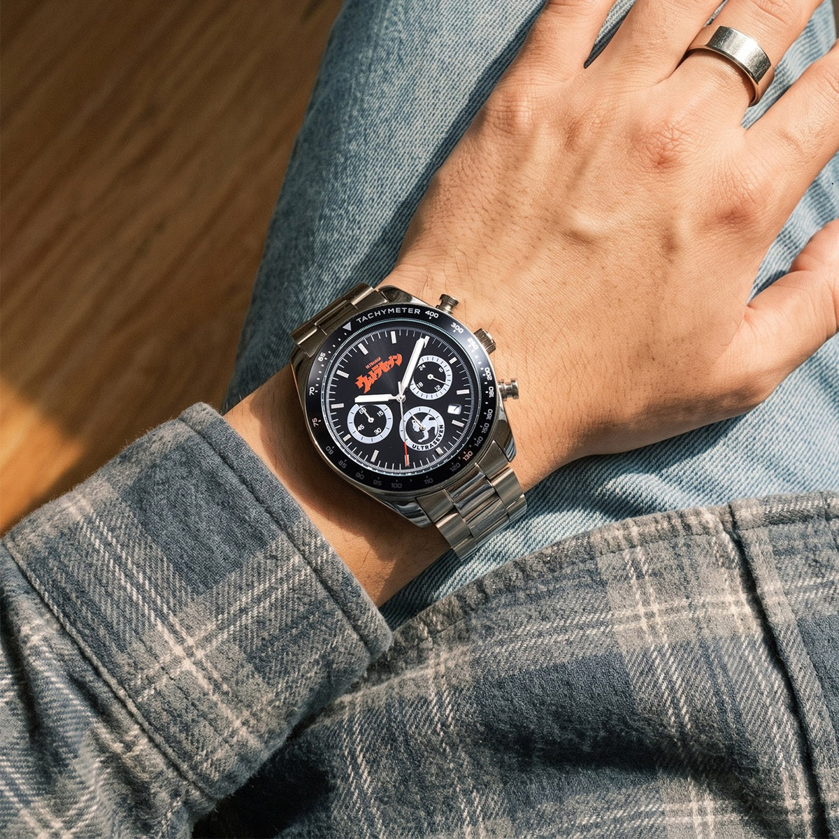 ultraseven watch on wrist INP-UM-PRM-04