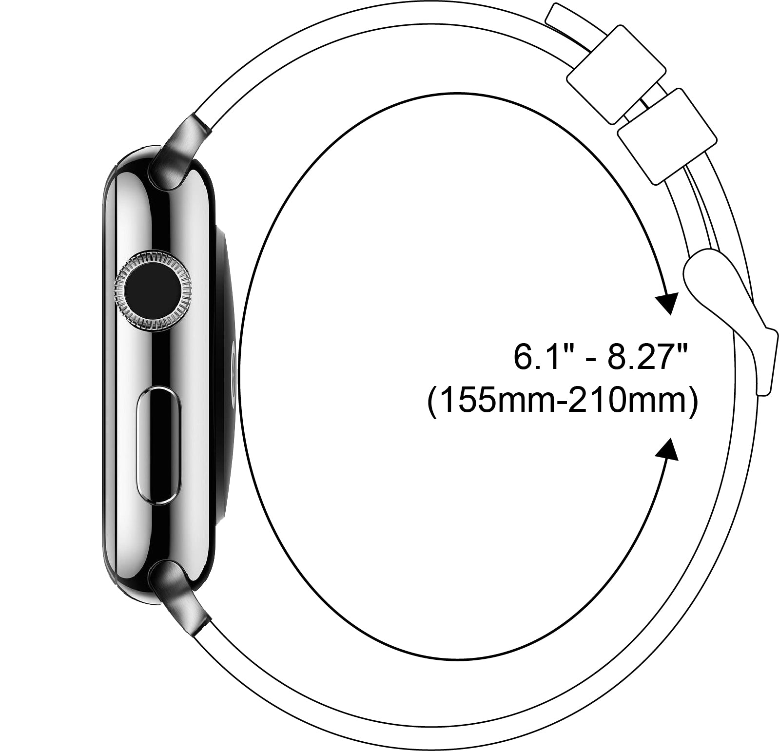 watch strap size for apple watch 42